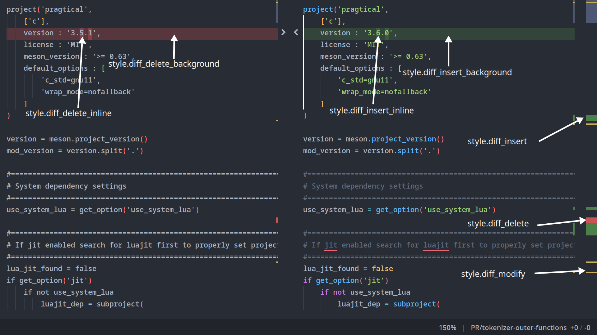 Diff Viewer Colors