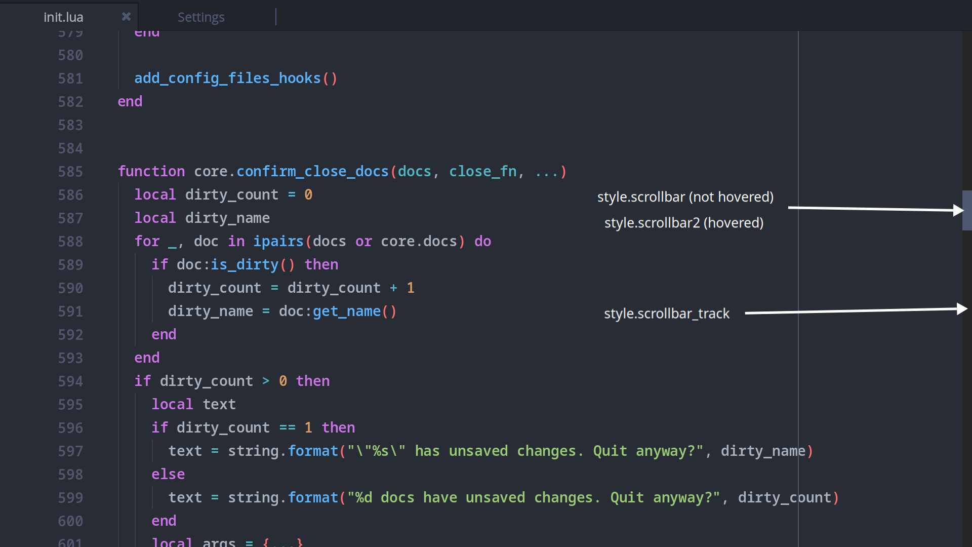 Scrollbar Colors